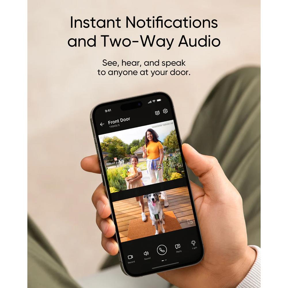 Eufy E340 Video Doorbell 2K Dual Camera Colour Night Vision - SECURITY CAMERA/ PRODUCTS - Beattys of Loughrea