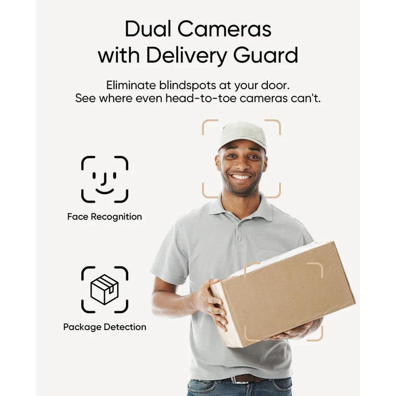 Eufy E340 Video Doorbell 2K Dual Camera Colour Night Vision - SECURITY CAMERA/ PRODUCTS - Beattys of Loughrea