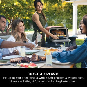 Ninja Woodfire Electric Outdoor Oven, Pizza Maker and BBQ Smoker - ELECT OVEN SINGLE & DBLE BUILT IN - Beattys of Loughrea