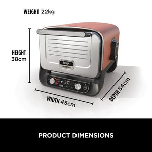 Ninja Woodfire Electric Outdoor Oven, Pizza Maker and BBQ Smoker - ELECT OVEN SINGLE & DBLE BUILT IN - Beattys of Loughrea