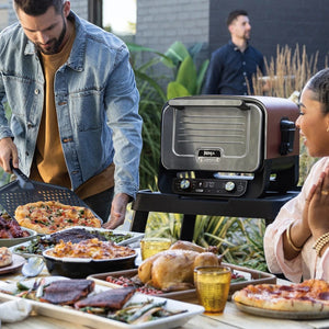 Ninja Woodfire Electric Outdoor Oven, Pizza Maker and BBQ Smoker - ELECT OVEN SINGLE & DBLE BUILT IN - Beattys of Loughrea