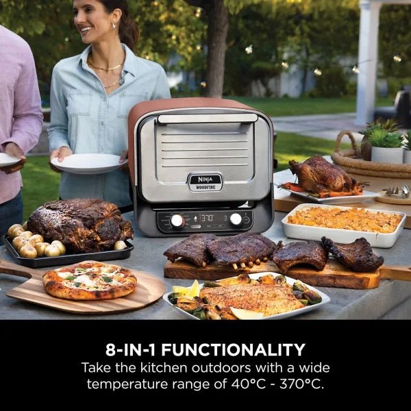 Ninja Woodfire Electric Outdoor Oven, Pizza Maker and BBQ Smoker - ELECT OVEN SINGLE & DBLE BUILT IN - Beattys of Loughrea