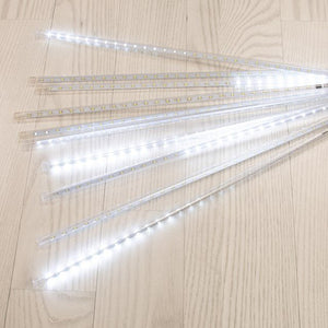 10 Piece LED Meteor Shower String Lights Mains Operated - XMAS ROOM DECORATION LARGE AND LIGHT UP - Beattys of Loughrea