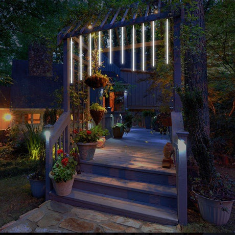 10 Piece LED Meteor Shower String Lights Mains Operated - XMAS ROOM DECORATION LARGE AND LIGHT UP - Beattys of Loughrea