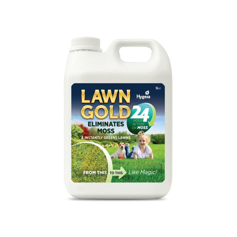Hygeia Lawn Gold 24 Hour Action 5L - FERTILISER GRANULAR/SOLUBLE/LIQ - Beattys of Loughrea