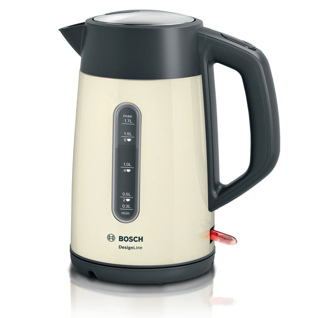Bosch Kettle DesignLine 1.7L Cream - KETTLES - Beattys of Loughrea