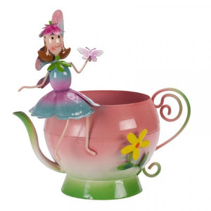 Tea Fairy Planter 21cm - PLANTER METAL - Beattys of Loughrea