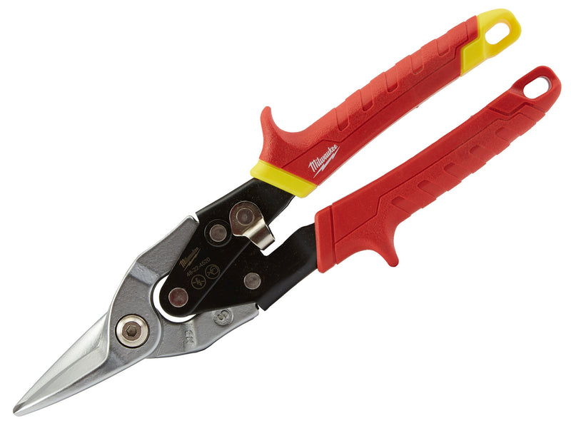 Milwaukee Metal Snips Straight Cut 10in 260mm - TOOL SETS/ SOCKET SETS - Beattys of Loughrea