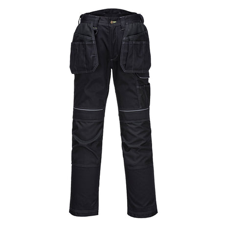 Portwest T602 Holster Work Trouser Black 38" - WORK/ SKI TROUSERS - Beattys of Loughrea
