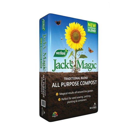 Westland Jack's Magic All Purpose Compost (Peat Reduced) 50L - COMPOST, PEAT, MULCHES - Beattys of Loughrea