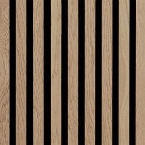 Fibrotech Basic Acoustic Panel 2.44mx605x22mm Light Oak - REDWOOD SHEETING - Beattys of Loughrea