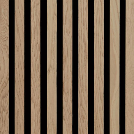 Fibrotech Basic Acoustic Panel 2.44mx605x22mm Light Oak - REDWOOD SHEETING - Beattys of Loughrea