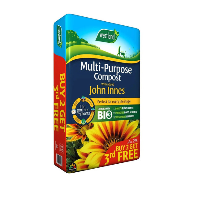 Westland Multi Purpose Compost with John Innes 50L - COMPOST, PEAT, MULCHES - Beattys of Loughrea