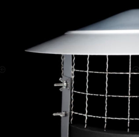 Anti Bird / Anti Rain Chimney Cowl 8″-9″ in Sliver - COWLS (NON ELECT) - Beattys of Loughrea
