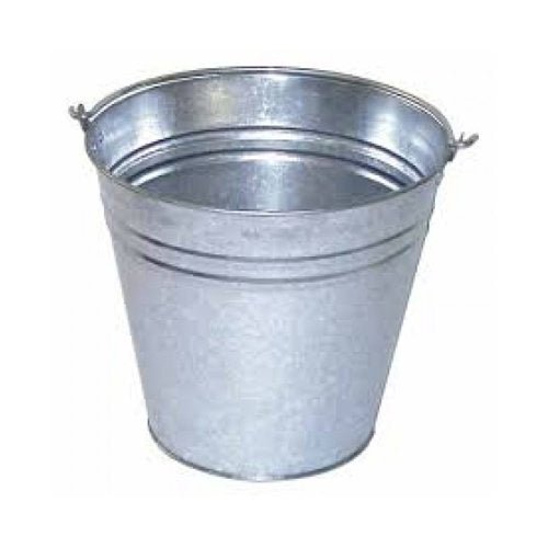 Galvanised Bucket - 32cm - BUCKET / WATER CARRIER/ FUNNEL - Beattys of Loughrea