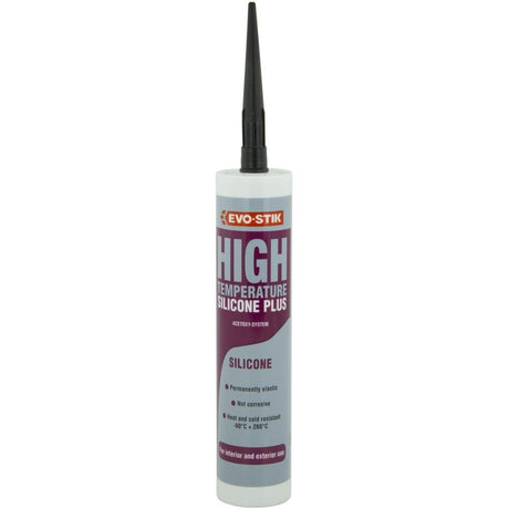 Bostik Evo-Stik High Temp Silicone Black 310ml Cartridge - MASTIC/SILICONE/ADH - Beattys of Loughrea