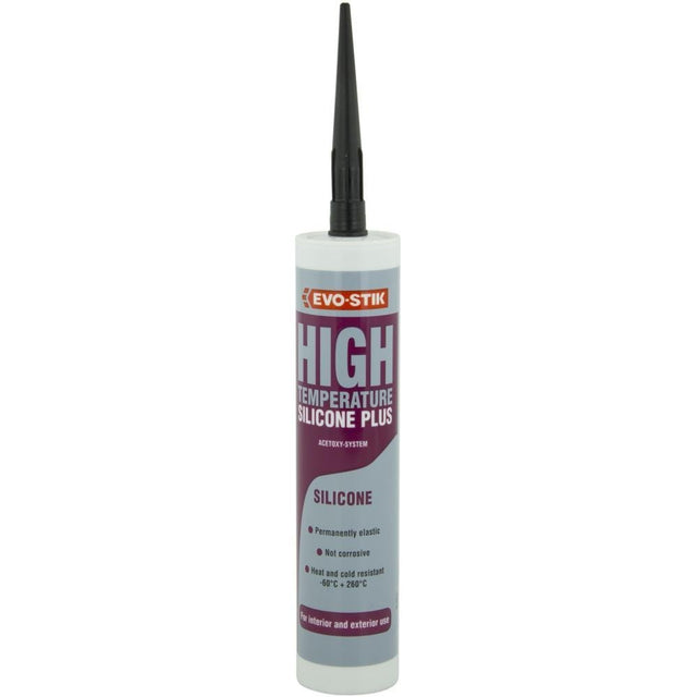 Bostik Evo-Stik High Temp Silicone Black 310ml Cartridge - MASTIC/SILICONE/ADH - Beattys of Loughrea