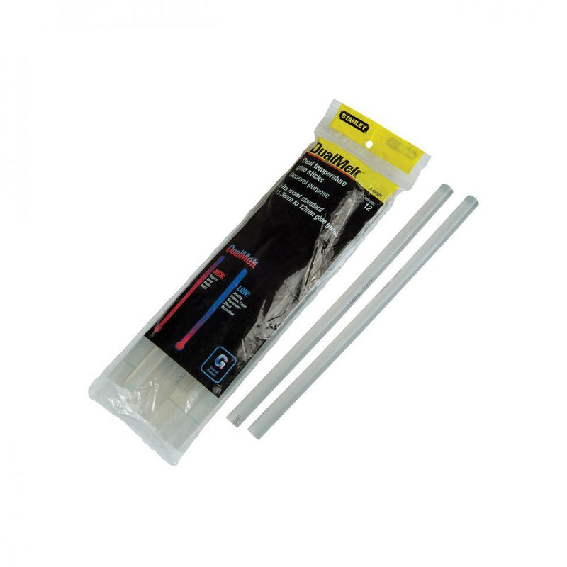 Stanley Dual Temp 10in Glue Sticks - 12 Pack - GLUE/WOOD GLUE - Beattys of Loughrea