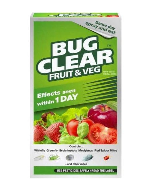 Bug Clear For Fruit & Veg Concentrate - 250ml - INSECTICIDE/SMOKE CANE - Beattys of Loughrea