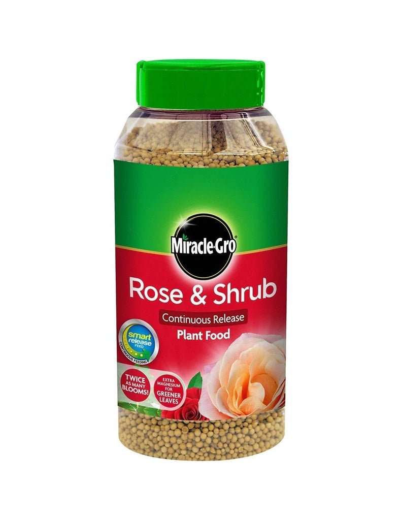 Miracle Gro Slow Release Rose & Shrub Food Shaker Jar 1Kg - FERTILISER GRANULAR/SOLUBLE/LIQ - Beattys of Loughrea