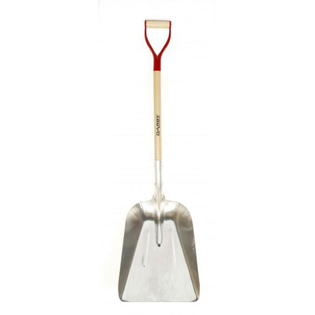 Darby Aluminium Grain Shovel Steel D-Grip (S409DMYD) - SHOVEL/FORK/SPADE/AXE/HATCHET - Beattys of Loughrea