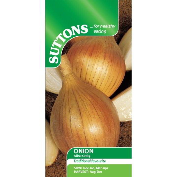 Suttons Onion Ailsa Craig 172866 - SEED VEG & FLOWER - Beattys of Loughrea