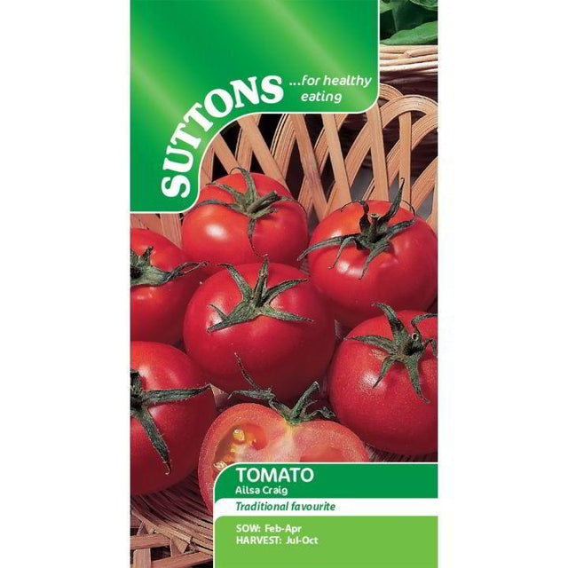 Suttons Tomato Ailsa Craig 180850 - SEED VEG & FLOWER - Beattys of Loughrea