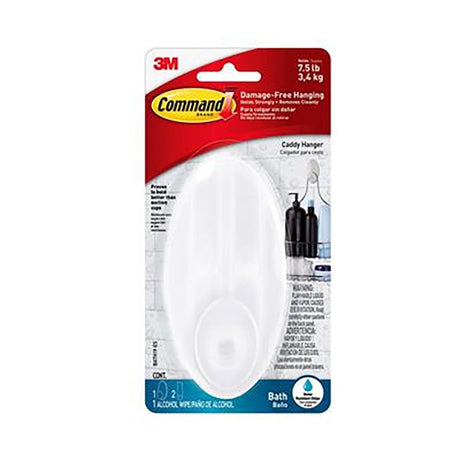Command Bath Caddy Hanger 3Mbath19-Es - HOOKS, PLASTIC S/ADH - Beattys of Loughrea