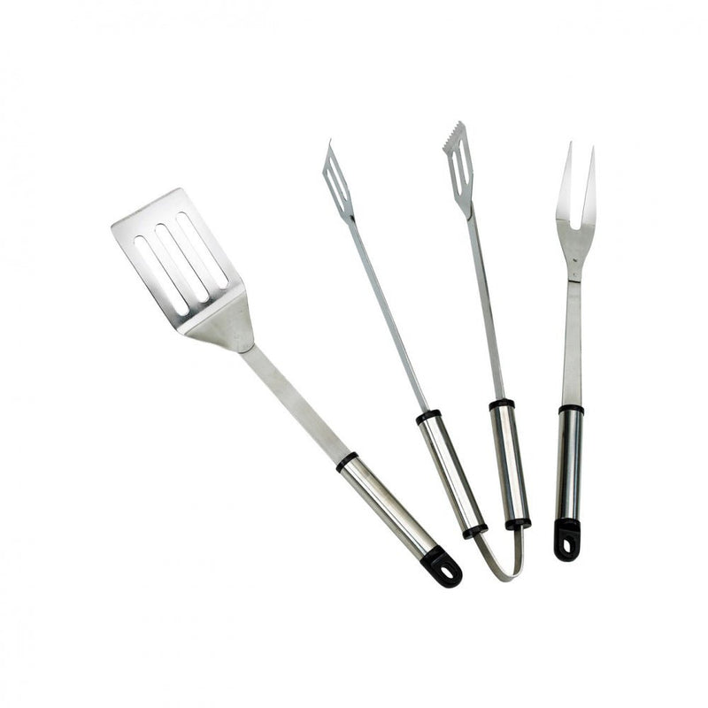 Landmann Stainless Steel BBQ Tool Set - 3pce - BBQ FUEL BBQ TOOLS, ACCESSORIES , TENT PEGS - Beattys of Loughrea