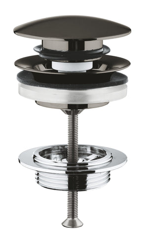 Grohe GROHE Pop-up Waste Set Hard Graphite - PLUGS & CHAINS, WASTES - Beattys of Loughrea