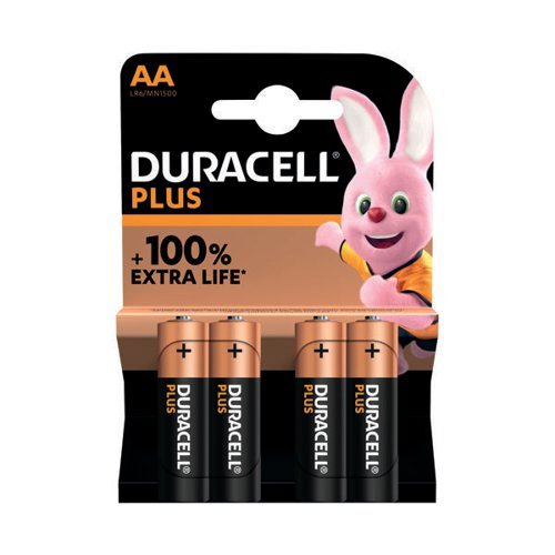 Duracell Plus Power Batteries - AA 100% extra life - BATTERIES - Beattys of Loughrea