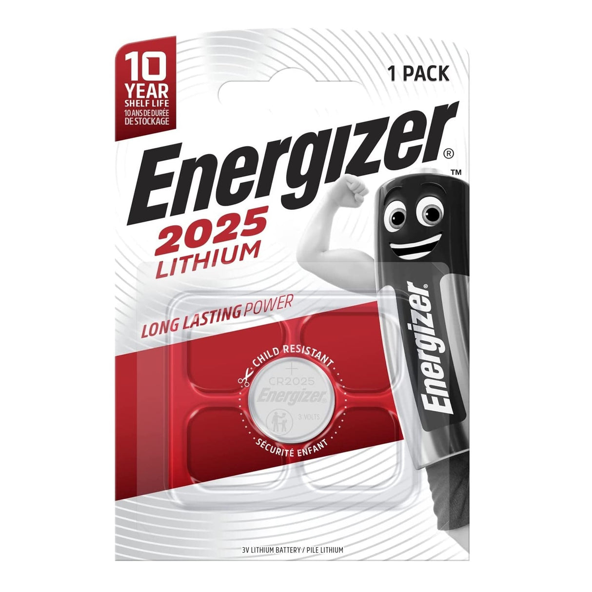 Energizer CR2025 Lithium Battery - BATTERIES - Beattys of Loughrea