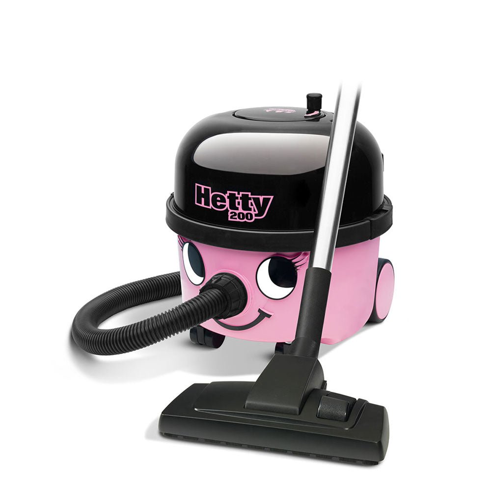 Hetty HET200 Pink Bagged Cylinder Vacuum Cleaner - VACUUM CLEANER NOT ROBOT - Beattys of Loughrea