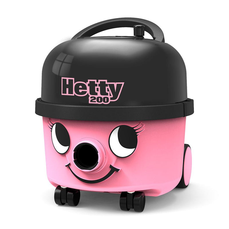 Hetty HET200 Pink Bagged Cylinder Vacuum Cleaner - VACUUM CLEANER NOT ROBOT - Beattys of Loughrea
