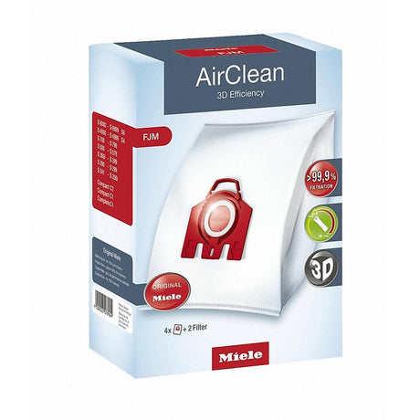 Miele Genuine F J M Hyclean 3D Efficiency Dust Bags 4 Pack - VAC BAGS & SPARES - Beattys of Loughrea