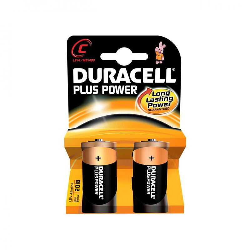 Duracell Plus Power Batteries - C - BATTERIES - Beattys of Loughrea
