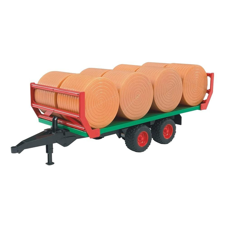 Bruder Bale Trailer With 8 Round Bales - FARMS/TRACTORS/BUILDING - Beattys of Loughrea