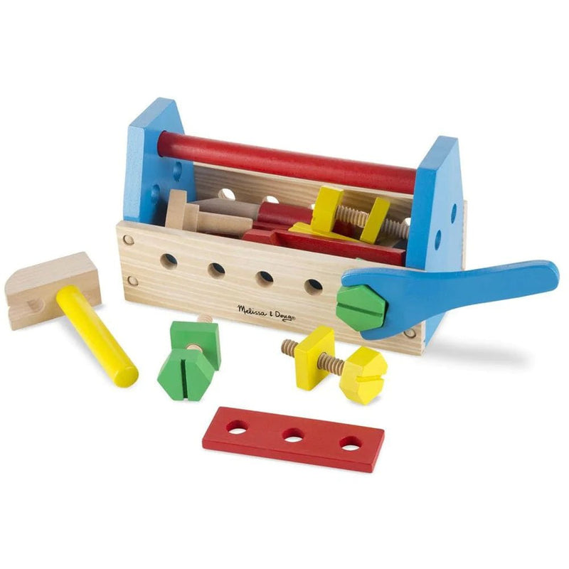 Melissa & Doug Take-Along Tool Kit Wooden Toy - ROLE PLAY - Beattys of Loughrea