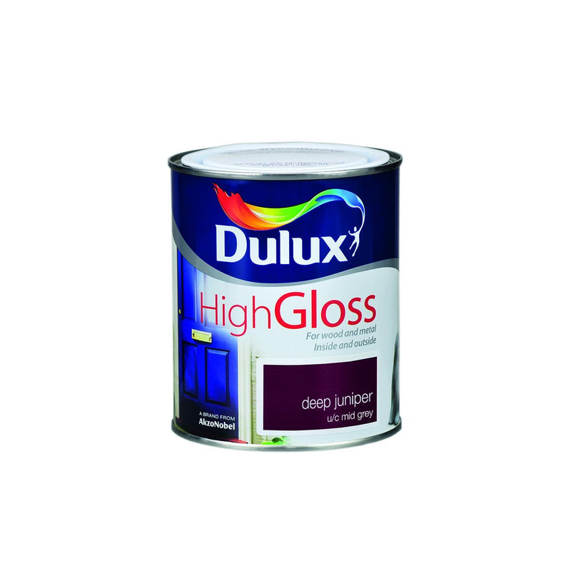 Dulux High Gloss Colour - 750ml DEEP JUNIPER - READY MIXED - OIL BASED - Beattys of Loughrea