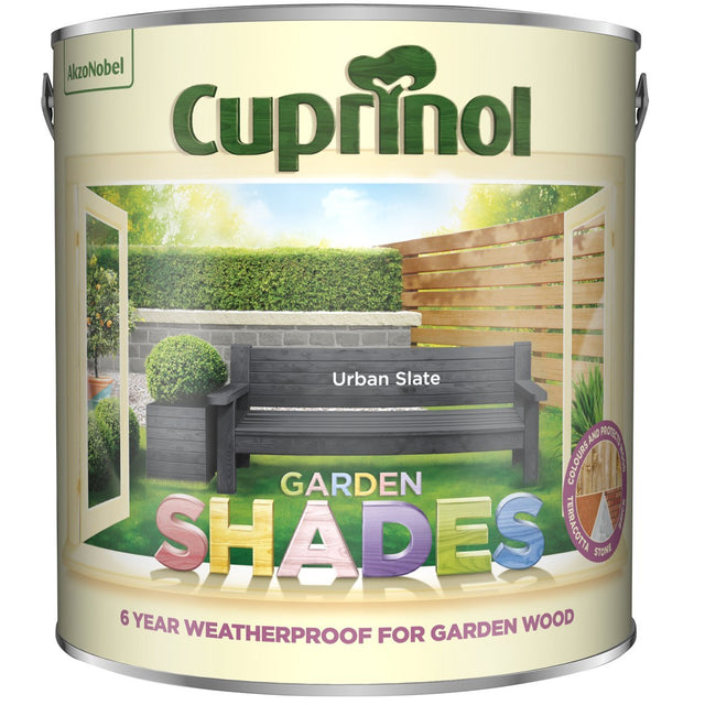 Cuprinol 2.5L Urban Slate Garden Shades - VARNISHES / WOODCARE - Beattys of Loughrea