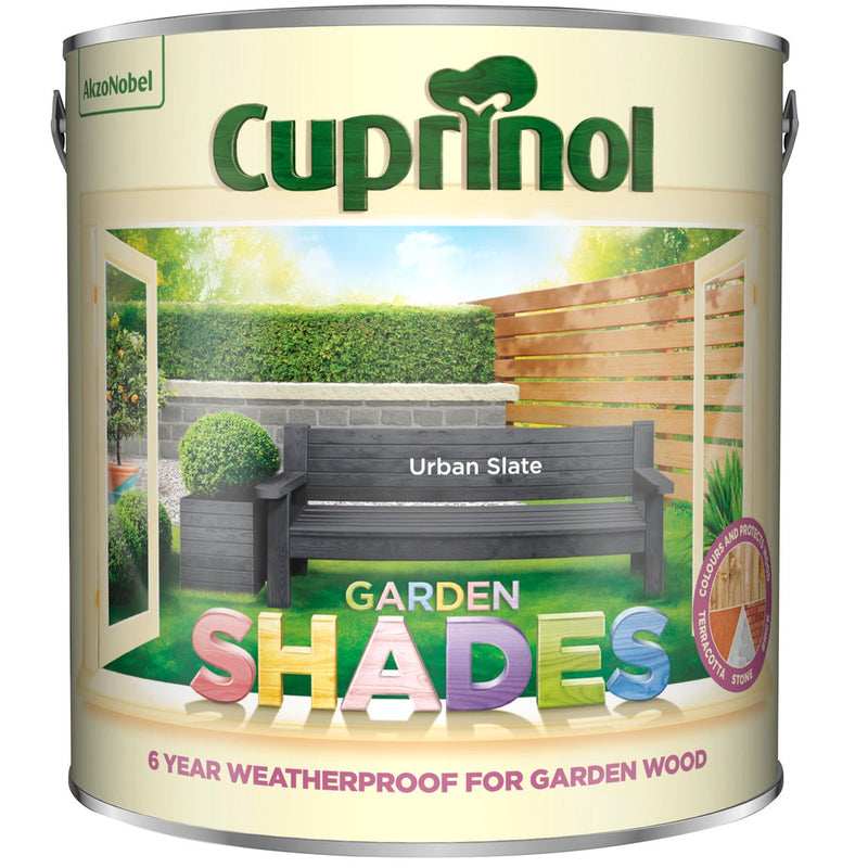 Cuprinol 2.5L Urban Slate Garden Shades - VARNISHES / WOODCARE - Beattys of Loughrea