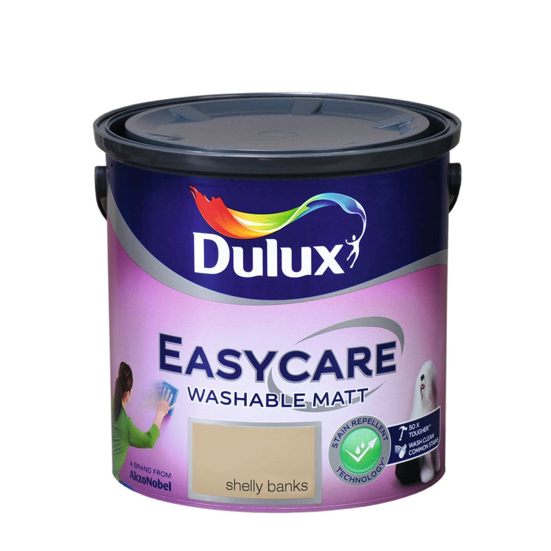Dulux Easycare 2.5L Shelly Banks - READY MIXED - WATER BASED - Beattys of Loughrea