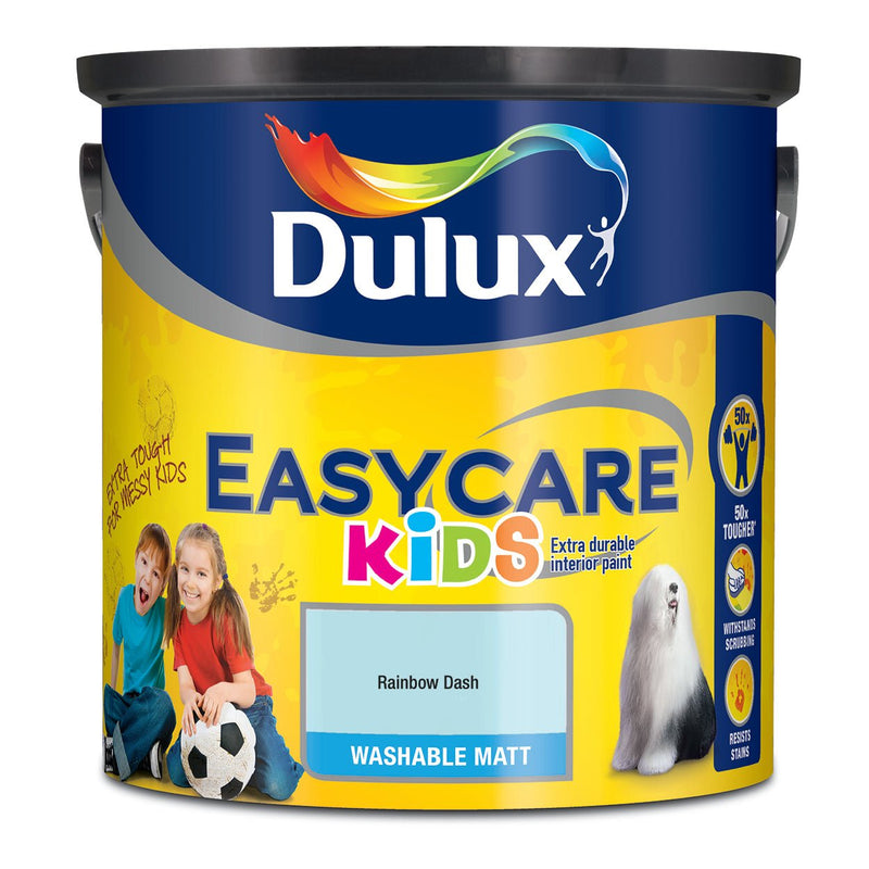 Dulux Easycare Kids 2.5L Rainbow Dash - READY MIXED - WATER BASED - Beattys of Loughrea