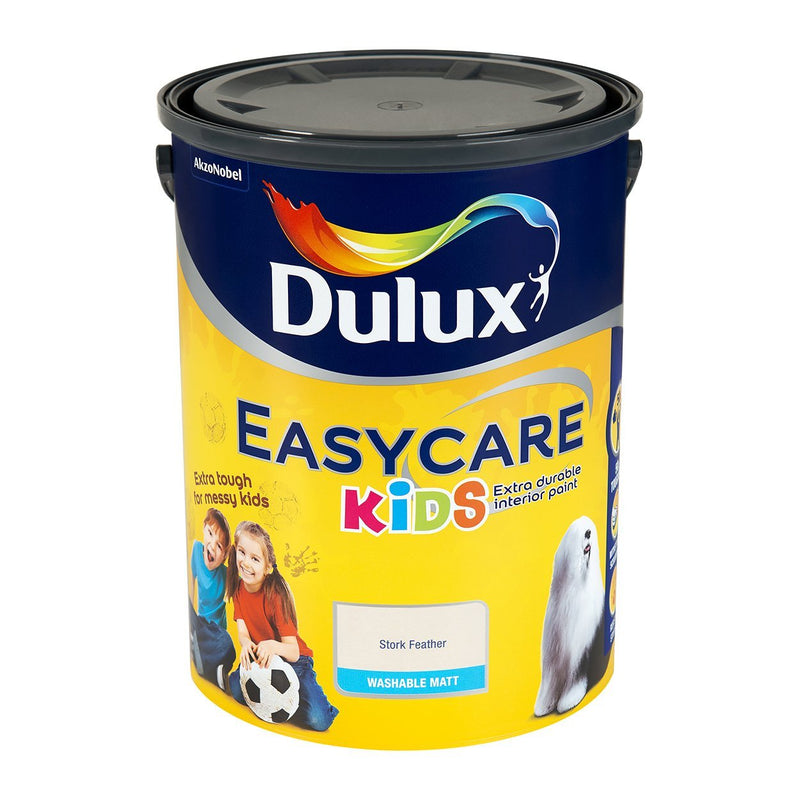 Dulux Easycare Kids 5L Stork Feather - READY MIXED - WATER BASED - Beattys of Loughrea