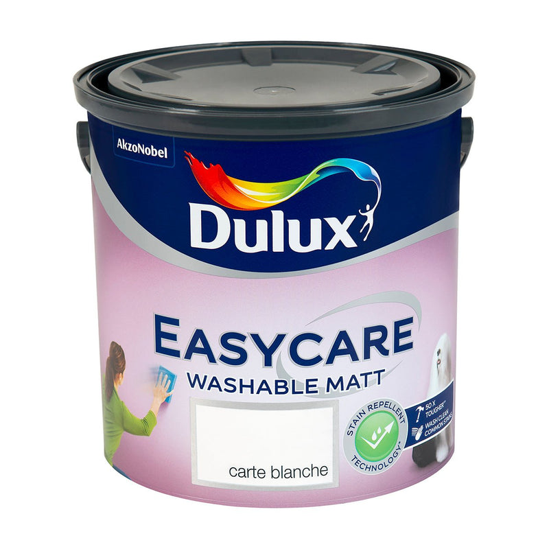 Dulux Easycare 2.5L Carte Blanche - READY MIXED - WATER BASED - Beattys of Loughrea