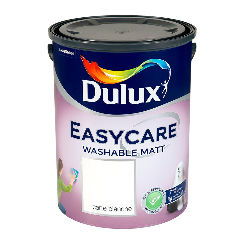 Dulux c Dulux Easycare 5L Carte Blanche - READY MIXED - WATER BASED - Beattys of Loughrea