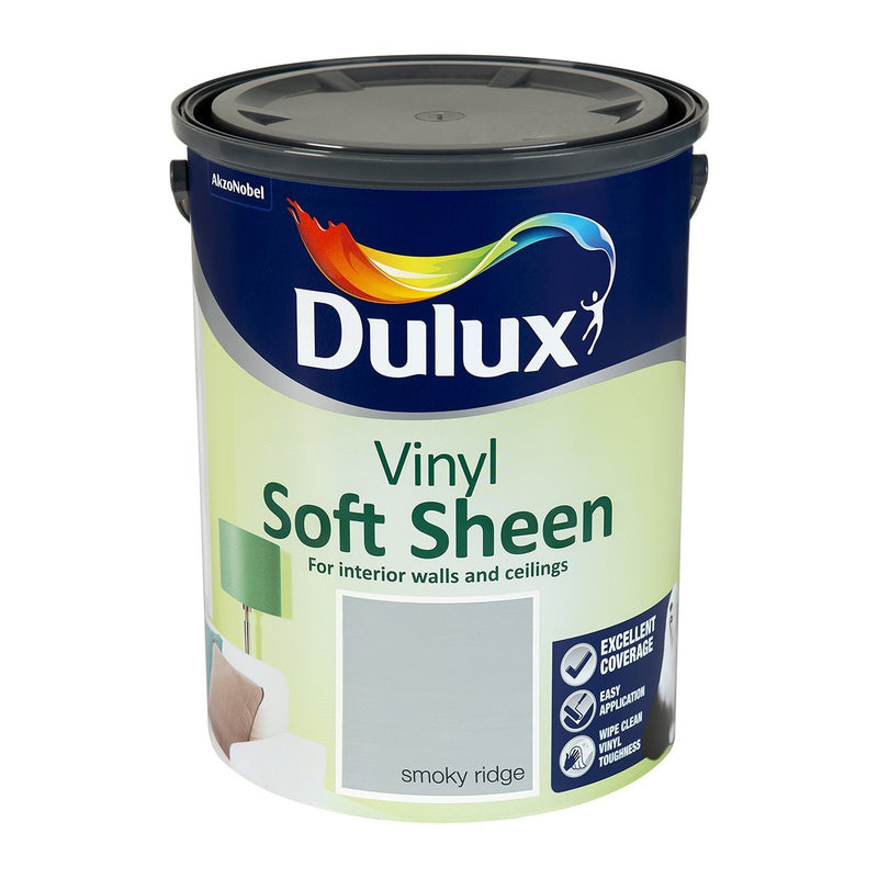 Dulux Soft Sheen 5L Smoky Ridge Dulux - READY MIXED - WATER BASED - Beattys of Loughrea