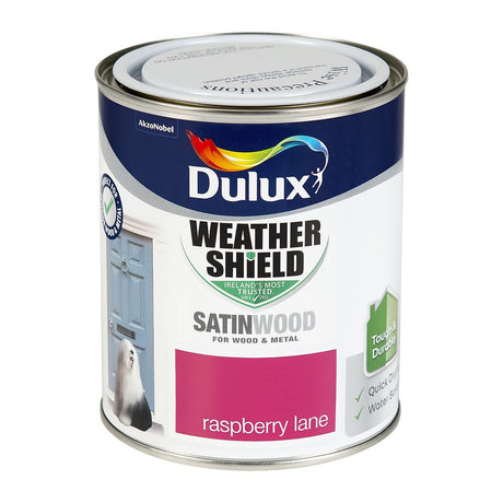 Weathershield Ext Satinwood Raspberry Lane 750Ml Dulux - EXTERIOR & WEATHERSHIELD - Beattys of Loughrea