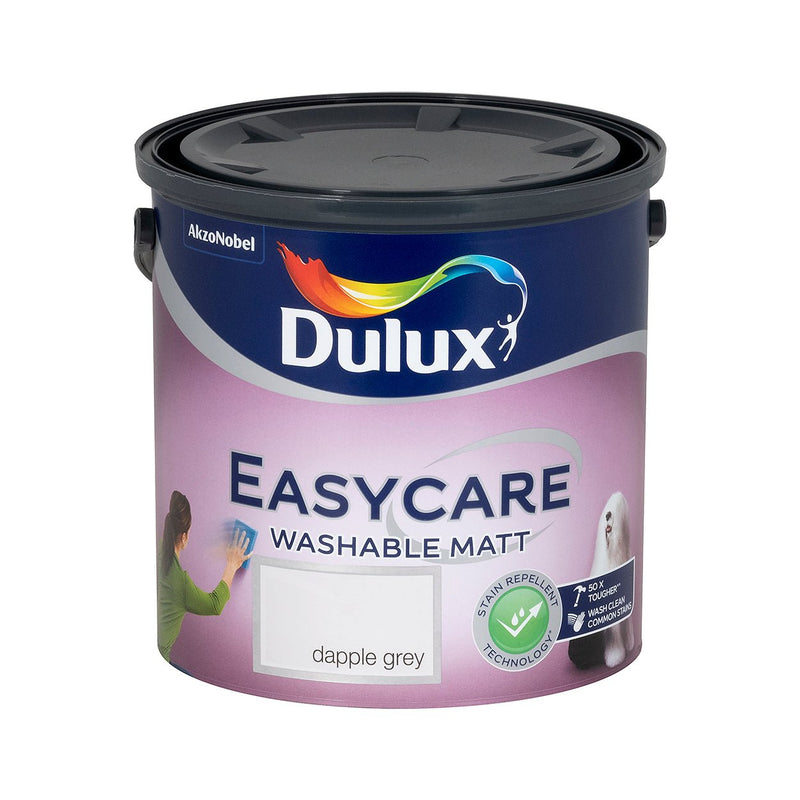Dulux Easycare 2.5L Dapple Grey - READY MIXED - WATER BASED - Beattys of Loughrea