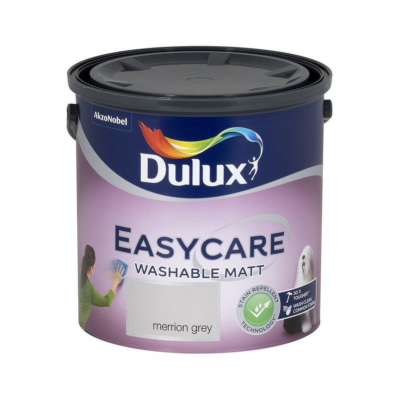 Dulux Easycare 2.5L Merrion Grey - READY MIXED - WATER BASED - Beattys of Loughrea